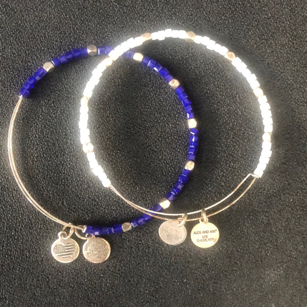 Authentic Alex and Ani Beaded Bracelet (Set of 2)